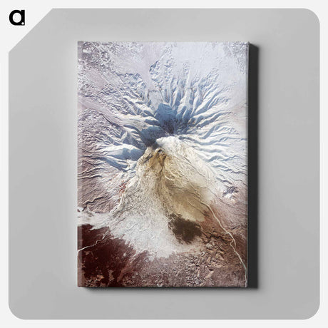 アートパネル-Pyroclastic Flow Remnants, Shiveluch Volcano
 - 上空からの地球 Canvas.
