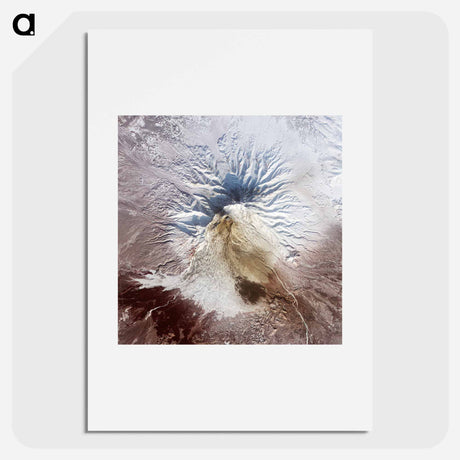 アートポスター-Pyroclastic Flow Remnants, Shiveluch Volcano
 - 上空からの地球 Poster.