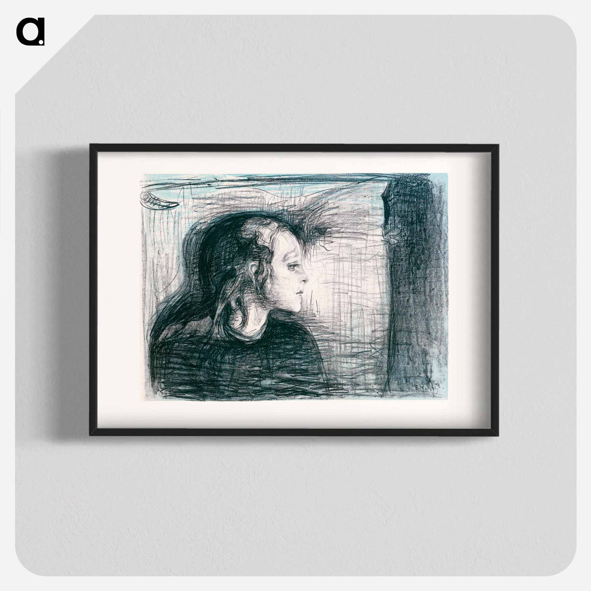 アートポスター-The Sick Child I - エドヴァルド ムンク Poster.