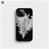 Vintage shell marine life illustration - エルンスト ヘッケル Phone Case.