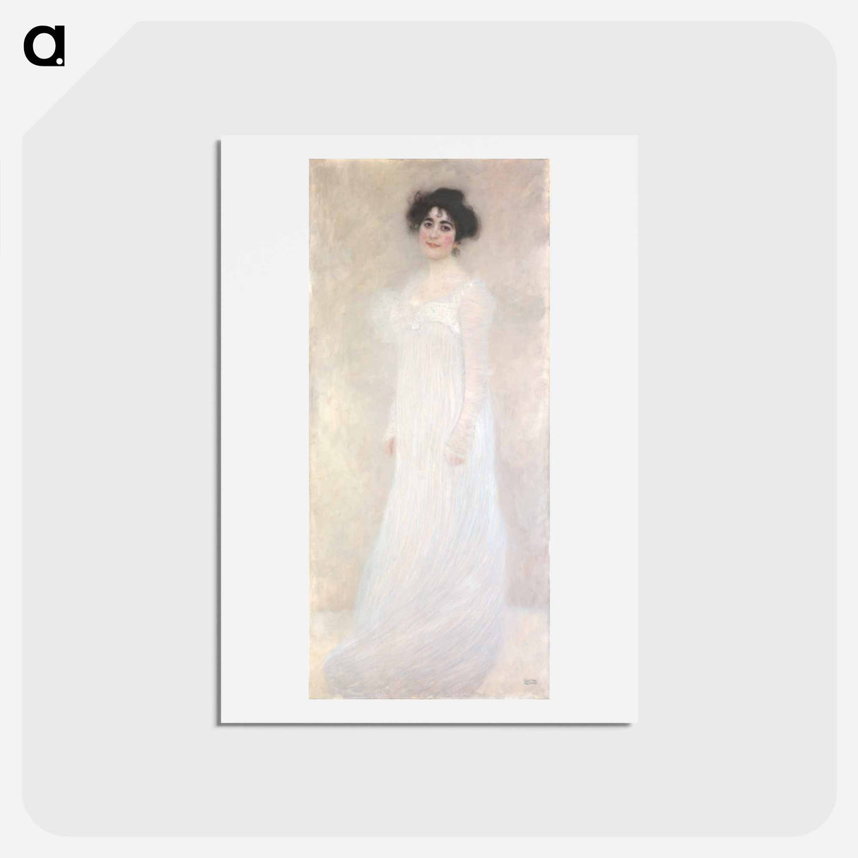 アートポストカード-Serena Pulitzer Lederer by Gustav Klimt - グスタフ クリムト Postcard.