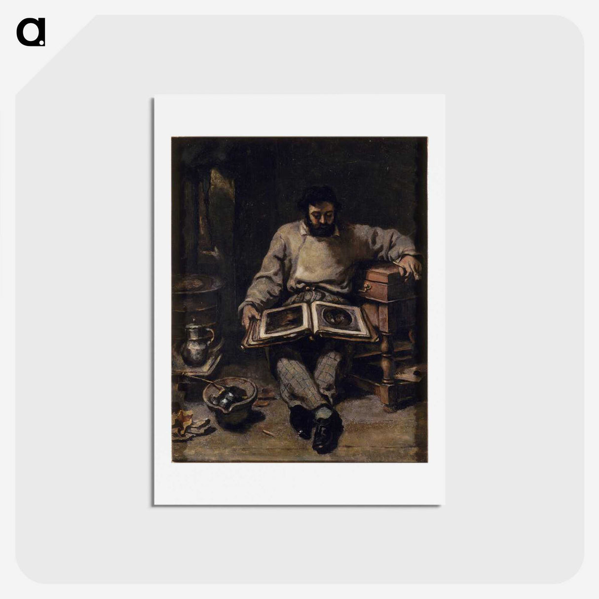 1-58_Gustave-Courbet_hagaki