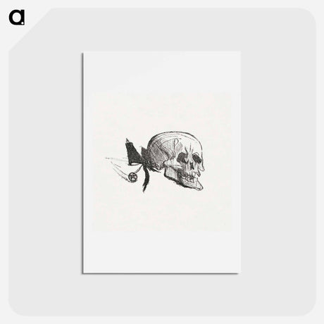 アートポストカード-Tailpiece from Au Pied du Sinaï - アンリ ド トゥールーズ ロートレック Postcard.
