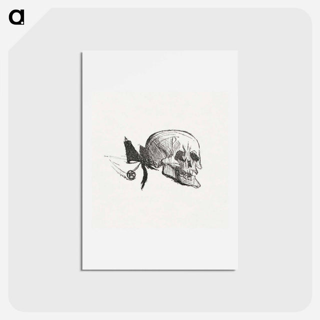 アートポストカード-Tailpiece from Au Pied du Sinaï - アンリ ド トゥールーズ ロートレック Postcard.