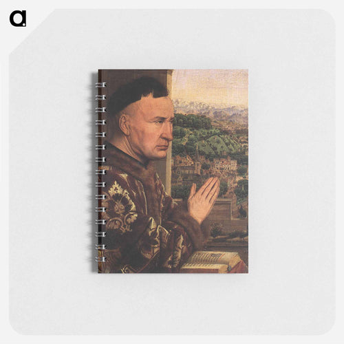 The Virgin of the Chancellor Rolin (detail) - ヤン ファン エイク Memo.