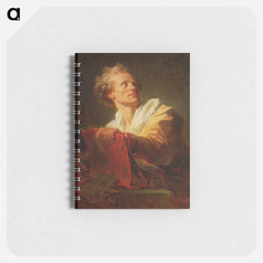 アートメモ帳-Portrait of a Young Artist, presumed to be Jacques Andre Naigeon - ジャン オノレ フラゴナール Memo.