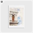 アートポストカード-A Corner of the Library in Venice - ジョン シンガー サージェント Postcard.