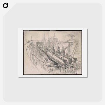 Submarines in Drydock
 - ジョセフ ペネル Postcard.