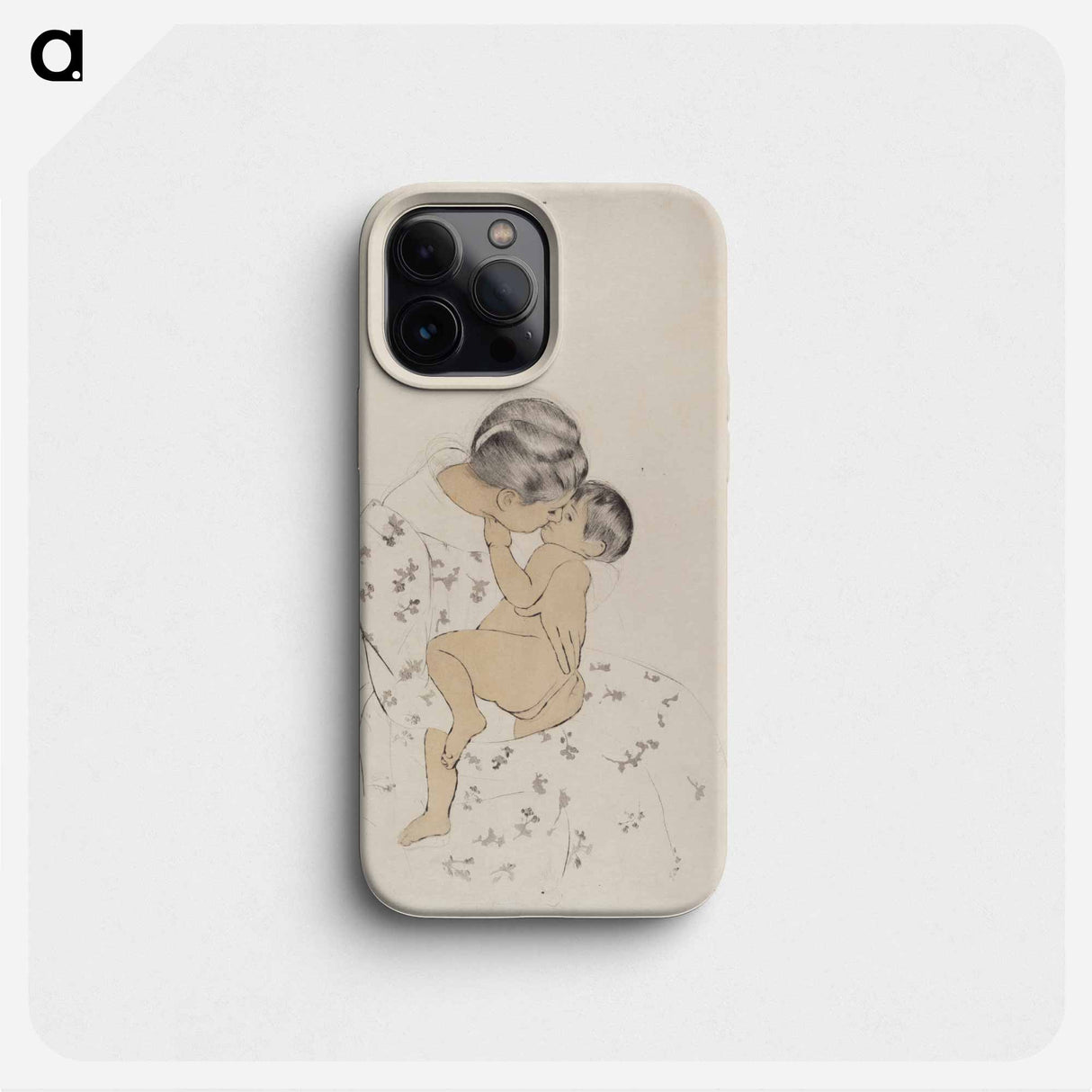 Mother's Kiss - Mary Cassatt Phone Case.