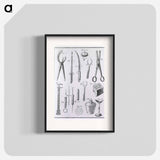 アートポスター-Bloodletting Instruments
 - 国立医学図書館 Poster.