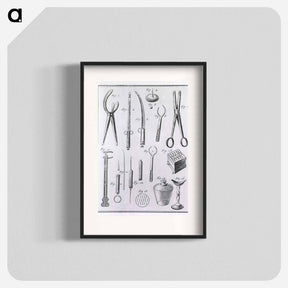 アートポスター-Bloodletting Instruments
 - 国立医学図書館 Poster.