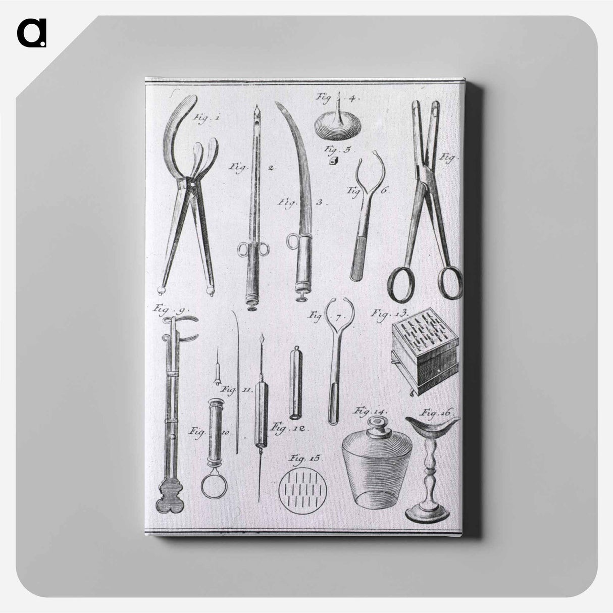 アートパネル-Bloodletting Instruments
 - 国立医学図書館 Canvas.