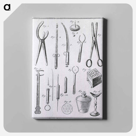 アートパネル-Bloodletting Instruments
 - 国立医学図書館 Canvas.