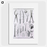 アートポスター-Bloodletting Instruments
 - 国立医学図書館 Poster.