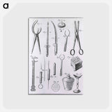 アートポストカード-Bloodletting Instruments
 - 国立医学図書館 Postcard.