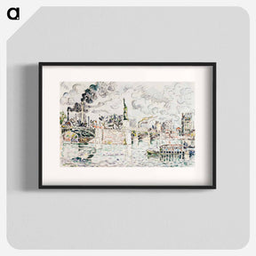 アートポスター-The Grenelle bridge - ポール シニャック Poster.