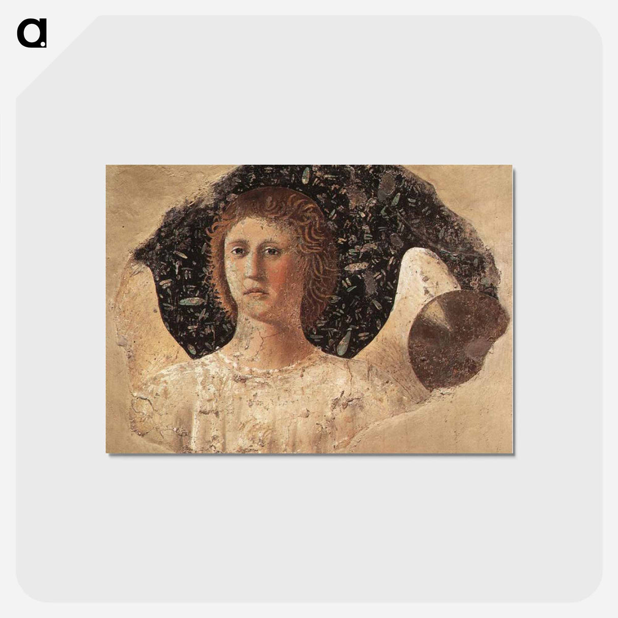 Head Of An Angel - ピエロ デラ フランチェスカ Postcard.