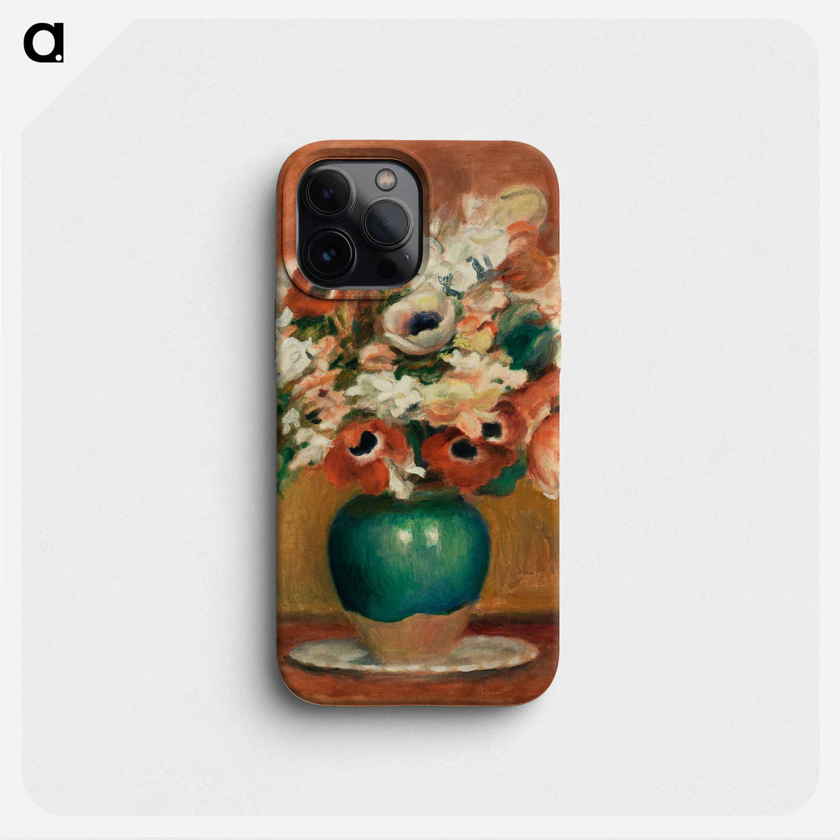 Flowers (Fleurs) - Pierre Auguste Renoir Phone Case.