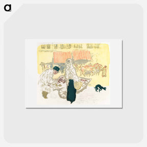 アートポストカード-The Pushcart
 - ピエール ボナール Postcard.