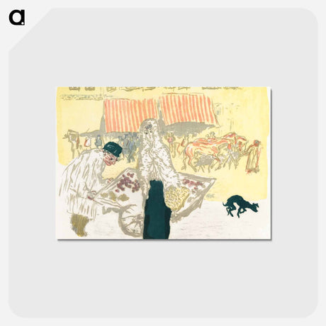 アートポストカード-The Pushcart
 - ピエール ボナール Postcard.