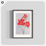 Red Gladioli - Piet Mondrian Poster.