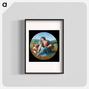 アートポスター-Madonna and Child - ラファエロ サンティ Poster.