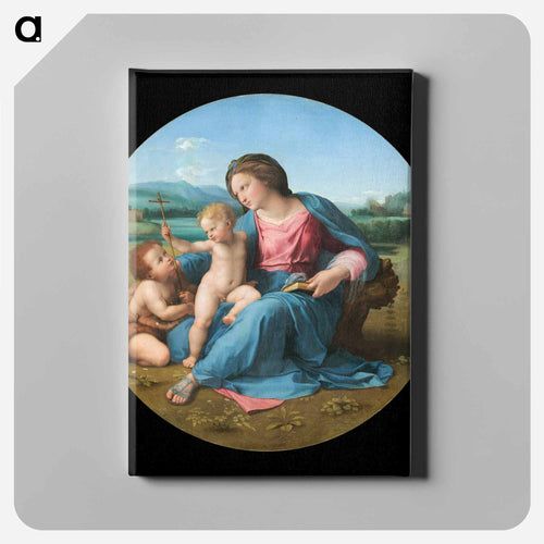 Madonna and Child - ラファエロ サンティ Canvas.