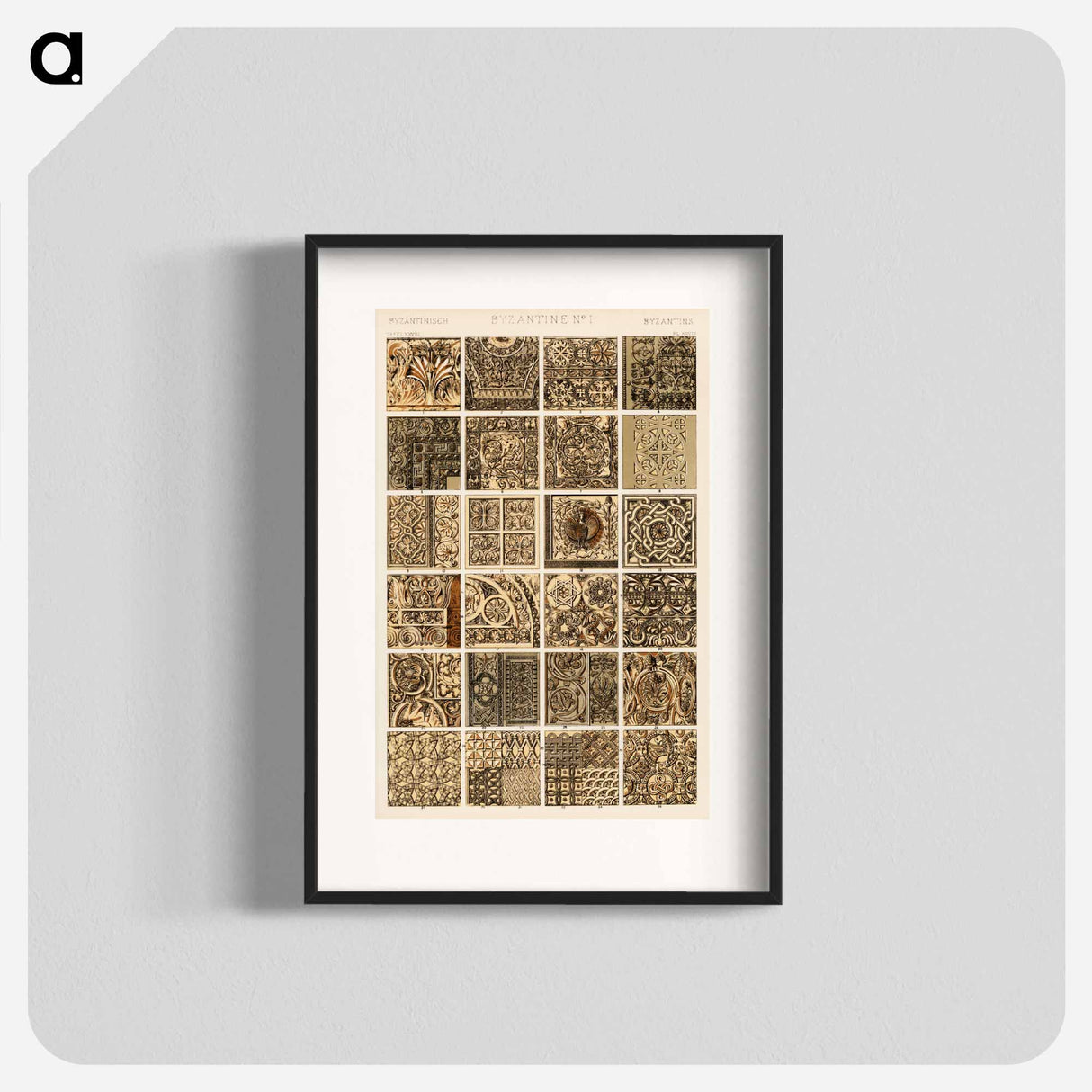アートポスター-Nineteenth-Century Ornament Pattern
 - 装飾の文法 Poster.