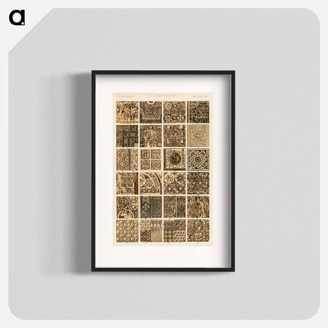 アートポスター-Nineteenth-Century Ornament Pattern
 - 装飾の文法 Poster.