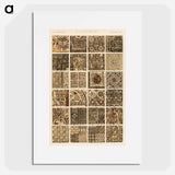 アートポスター-Nineteenth-Century Ornament Pattern
 - 装飾の文法 Poster.