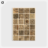 アートポストカード-Nineteenth-Century Ornament Pattern
 - 装飾の文法 Postcard.