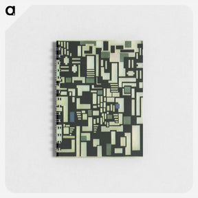 アートメモ帳-Composition IX, opus 18, 1917 - テオ ファン ドゥースブルフ Memo.