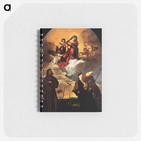 アートメモ帳-Madonna in Glory with the Christ Child and Sts Francis and Alvise with the Donor - ティツィアーノ ヴェチェッリオ Memo.