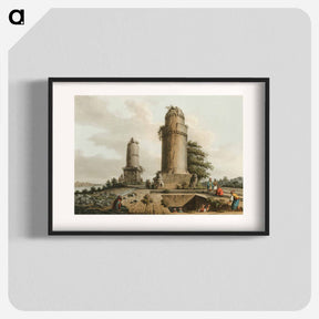 アートポスター-Monuments near Tortosa - オスマン帝国領内の景色 Poster.