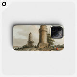 Monuments near Tortosa - Views of the Ottoman Empire Phone Case.
