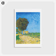 アートポストカード-Avenue at Arles with houses - フィンセント ファン ゴッホ Postcard.