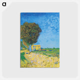 アートポストカード-Avenue at Arles with houses - フィンセント ファン ゴッホ Postcard.