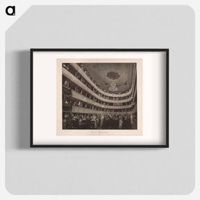 アートポスター-Auditorium in the Old Burgtheater
 - ウィーン博物館 Poster.
