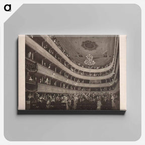 アートパネル-Auditorium in the Old Burgtheater
 - ウィーン博物館 Canvas.