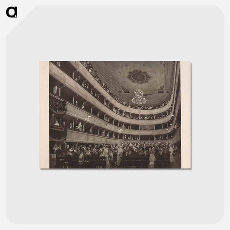 アートポストカード-Auditorium in the Old Burgtheater
 - ウィーン博物館 Postcard.