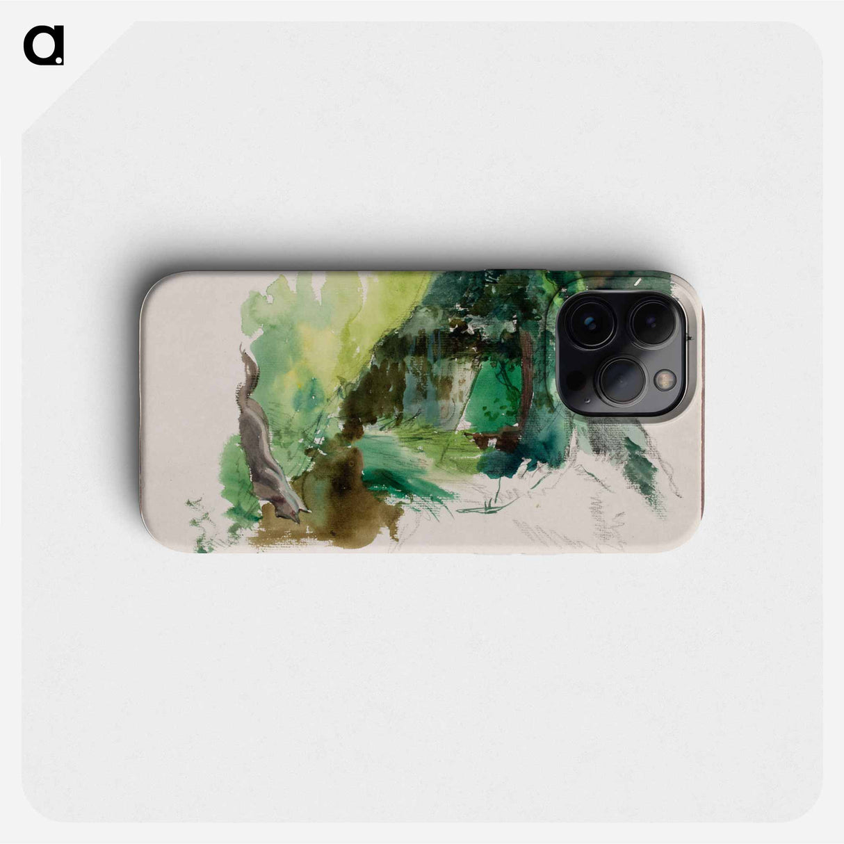(unknown) part of a sketchbook - アルバート エーデルフェルト Phone Case.