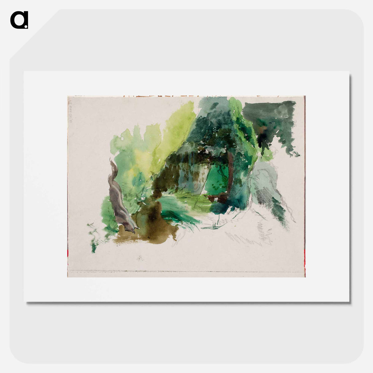 (unknown) part of a sketchbook - アルバート エーデルフェルト Poster.