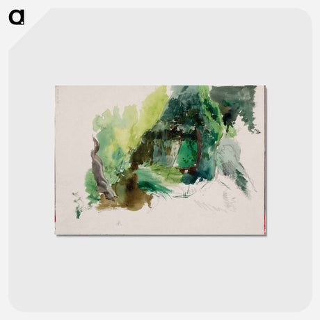 アートポストカード-(unknown) part of a sketchbook - アルバート エーデルフェルト Postcard.