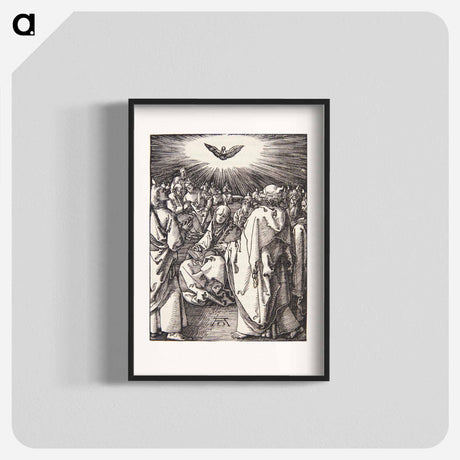 アートポスター-The Holy Spirit appears on Pentecost - アルブレヒト デューラー Poster.