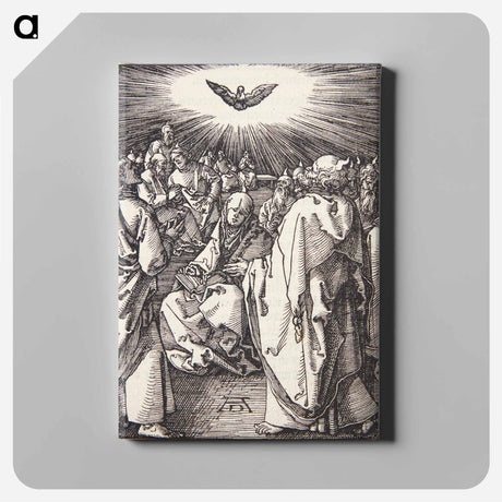 アートパネル-The Holy Spirit appears on Pentecost - アルブレヒト デューラー Canvas.