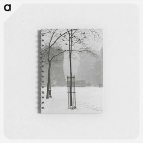 アートメモ帳-Tree in Snow, New York City - アルフレッド スティーグリッツ Memo.