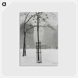 アートポストカード-Tree in Snow, New York City - アルフレッド スティーグリッツ Postcard.
