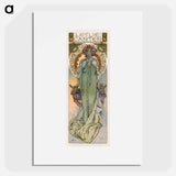 Leslie Carter - Alphonse Mucha Poster.