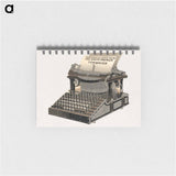 アートメモ帳-Smith Premier Typewriter
 - ボストン公共図書館 Memo.