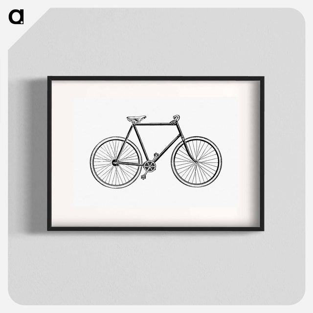 アートポスター-Bicycle in Vintage Style
 - 大英図書館 Poster.